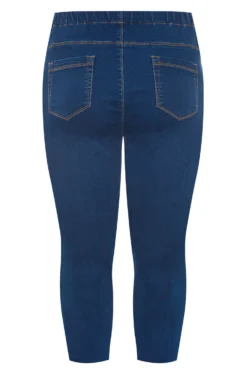 YOURS Curve Blue Stretch Cropped JENNY Jeggings -Outlet Stylo Wise Store 3828975e 194b 42 144466 BK scaled