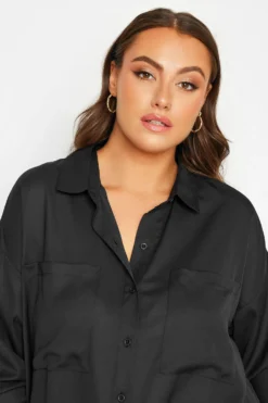 YOURS Curve Black Oversized Boyfriend Shirt 8 YOURS Curve Black Oversized Boyfriend Shirt -Outlet Stylo Wise Store 38ece8e0 a918 46 131692 D scaled