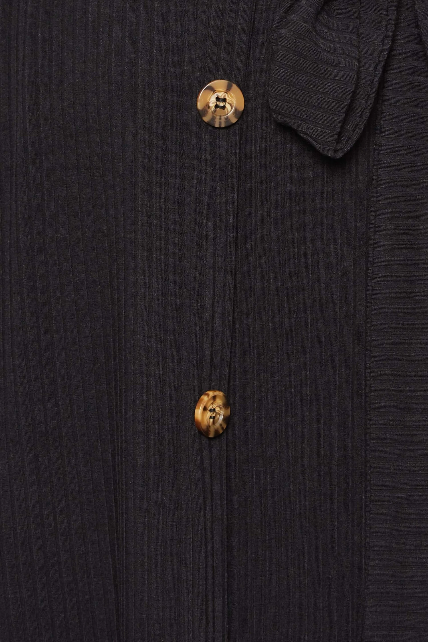 YOURS Curve Black Button Through Sleeveless Maxi Dress 4 YOURS Curve Black Button Through Sleeveless Maxi Dress - Image 4