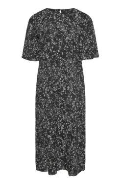 YOURS Curve Black Daisy Print Side Split Midi Dress -Outlet Stylo Wise Store 3c527d33 cb27 46 173811 X scaled