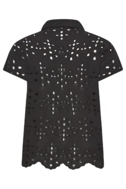 YOURS PETITE Curve Black Broderie Anglaise Short Sleeve Shirt 11 YOURS PETITE Curve Black Broderie Anglaise Short Sleeve Shirt -Outlet Stylo Wise Store 3c9c29f3 8be4 46 174515 Y scaled