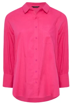 YOURS Curve Pink Oversized Poplin Shirt 10 YOURS Curve Pink Oversized Poplin Shirt -Outlet Stylo Wise Store 3cbfadc5 85d7 43 131747 X scaled