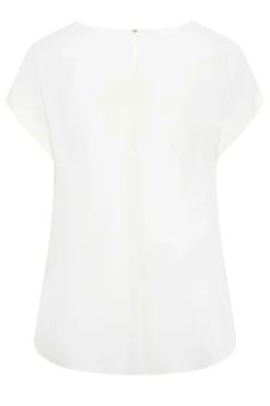 YOURS Curve White Tab Sleeve Blouse 11 YOURS Curve White Tab Sleeve Blouse -Outlet Stylo Wise Store 3ced3715 0f05 4b 174319 Y scaled