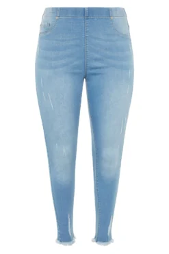 YOURS FOR GOOD Curve Light Blue Cat Scratch Stretch JENNY Jeggings -Outlet Stylo Wise Store 3cf1af14 a027 46 142649 F scaled