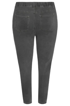 YOURS Curve Grey Stretch GRACE Jeggings 8 YOURS Curve Grey Stretch GRACE Jeggings -Outlet Stylo Wise Store 4080acf2 537e 44 142835 BK scaled