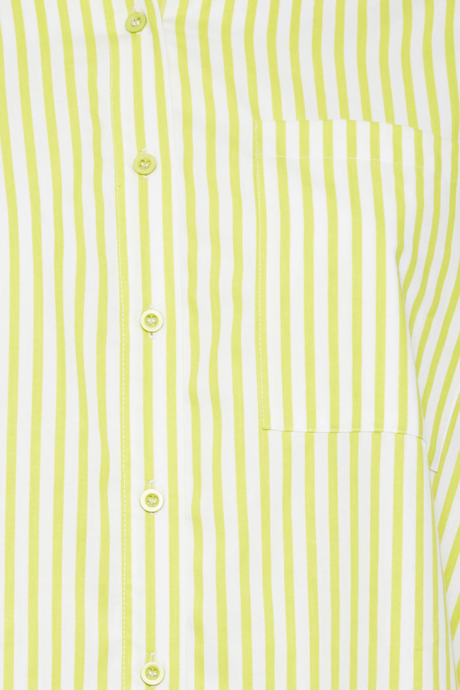 YOURS Curve Lime Green Stripe Poplin Oversized Shirt 4 YOURS Curve Lime Green Stripe Poplin Oversized Shirt - Image 4