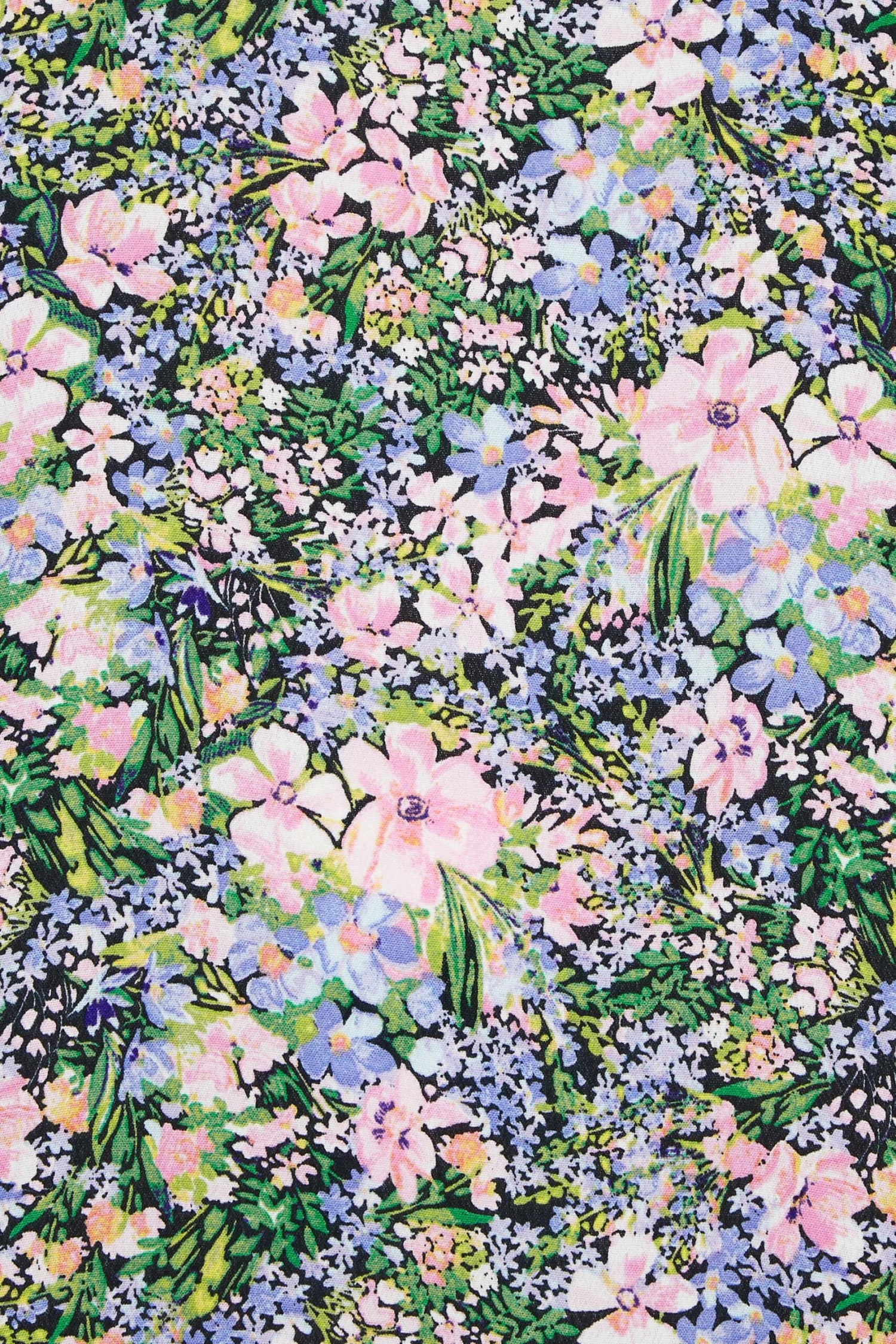 YOURS Curve Purple Floral Tunic Dress 4 YOURS Curve Purple Floral Tunic Dress - Image 4