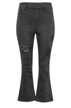 YOURS Curve Black Washed Ripped Pull-On HANNAH Bootcut Jeggings -Outlet Stylo Wise Store 43d0c1f7 30d2 4e 143093 X scaled