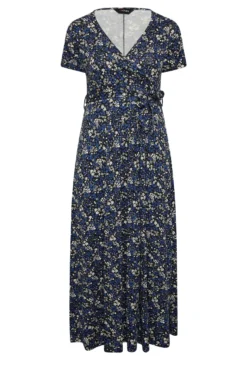 YOURS Curve Navy Blue Ditsy Print Wrap Front Tie Maxi Dress 10 YOURS Curve Navy Blue Ditsy Print Wrap Front Tie Maxi Dress -Outlet Stylo Wise Store 43dbbb8c 2118 41 301783 X scaled