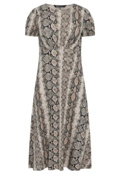 YOURS PETITE Curve Black Snake Print Midi Dress 10 YOURS PETITE Curve Black Snake Print Midi Dress -Outlet Stylo Wise Store 443d918c e9ec 40 174473 X scaled
