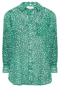 YOURS LONDON Curve Green Dalmatian Pleat Sleeve Shirt 10 YOURS LONDON Curve Green Dalmatian Pleat Sleeve Shirt -Outlet Stylo Wise Store 446c4ef8 f046 4a 161967 X scaled