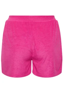 YOURS Curve Pink Towelling Beach Shorts -Outlet Stylo Wise Store 449e1cea 458f 46 150353 Y scaled