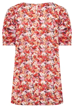YOURS Curve Orange Floral Short Sleeve Blouse 11 YOURS Curve Orange Floral Short Sleeve Blouse -Outlet Stylo Wise Store 44cb0492 b8fd 4c 174332 Y scaled