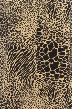 YOURS Curve Black & Beige Brown Animal Print Blouse -Outlet Stylo Wise Store 455abdc2 90ed 44 174187 Z scaled