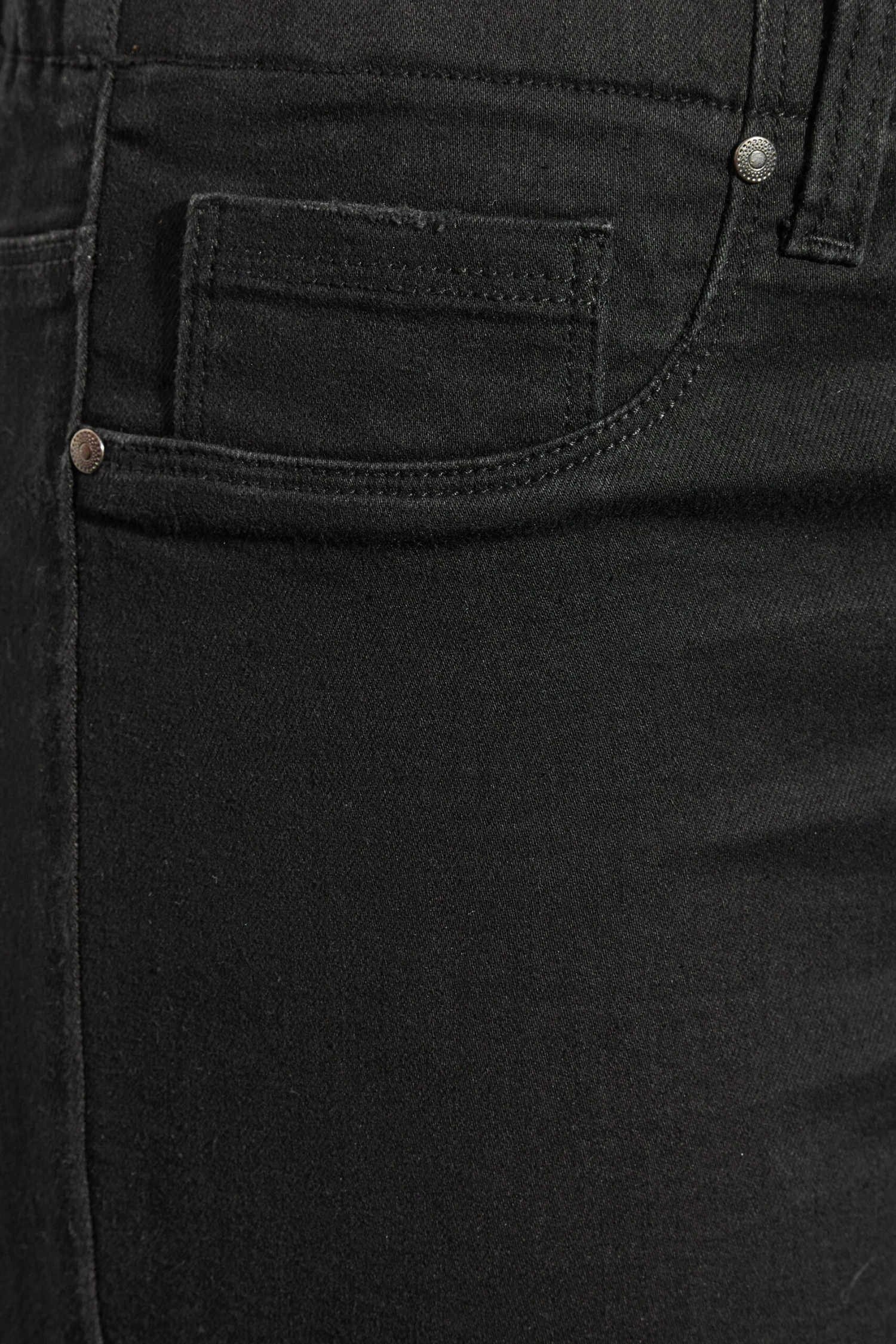 YOURS Curve Black Ripped Stretch GRACE Jeggings 3 YOURS Curve Black Ripped Stretch GRACE Jeggings - Image 3