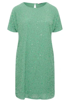 LUXE Curve Green Sequin Hand Embellished Cape Dress -Outlet Stylo Wise Store 48437d1f b5a8 4d 161876 X scaled