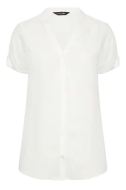 YOURS Curve White Button Through Shirt -Outlet Stylo Wise Store 49078719 14fa 4a 174324 X scaled