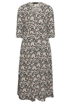 YOURS Curve Black Floral Print Split Front Dress 10 YOURS Curve Black Floral Print Split Front Dress -Outlet Stylo Wise Store 4e4aacb9 8835 43 301865 X scaled