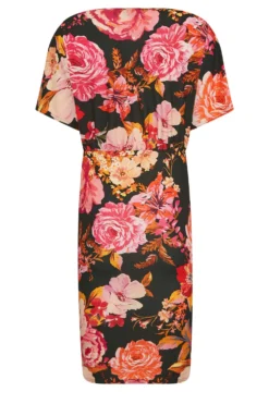 YOURS PETITE Curve Black Floral Wrap Midi Dress 11 YOURS PETITE Curve Black Floral Wrap Midi Dress -Outlet Stylo Wise Store 4eb2578c e257 4f 174574 Y scaled