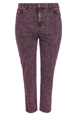 YOURS Curve Pink Acid Wash Stretch MOM Jeans 7 YOURS Curve Pink Acid Wash Stretch MOM Jeans -Outlet Stylo Wise Store 503be7b9 dfe8 45 142907 F scaled