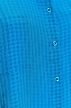 YOURS Curve Blue Shirred Cuff Button Through Blouse -Outlet Stylo Wise Store 5051fdee 15f8 4d 174095 Z scaled