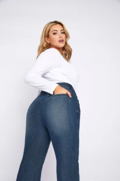 YOURS Curve Blue Wide Leg Jeans 10 YOURS Curve Blue Wide Leg Jeans -Outlet Stylo Wise Store 506903bf 54ff 4e 142851 G scaled