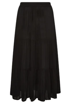 YOURS Curve Black Tiered Beach Skirt 10 YOURS Curve Black Tiered Beach Skirt -Outlet Stylo Wise Store 511add12 b3ca 4e 150342 Y scaled