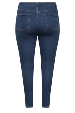 YOURS Curve Blue Ripped Stretch AVA Jeans -Outlet Stylo Wise Store 539c3395 e3ea 4d 143033 Y scaled