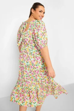 LIMITED COLLECTION Curve Mint Green Floral Midaxi Dress -Outlet Stylo Wise Store 5401dcc0 a556 4c 214394 D scaled