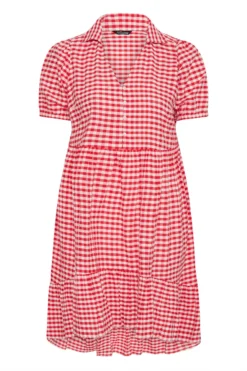 LIMITED COLLECTION Curve Red Gingham Dipped Hem Smock Dress 10 LIMITED COLLECTION Curve Red Gingham Dipped Hem Smock Dress -Outlet Stylo Wise Store 548c0f75 5258 4a 214400 X scaled