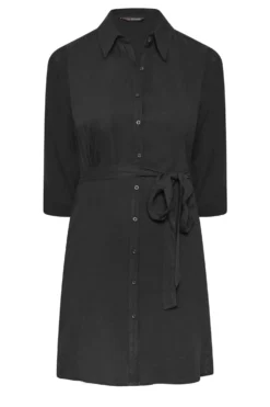 YOURS Curve Black Tie Waist Tunic Shirt -Outlet Stylo Wise Store 55824e75 29e9 4b 174290 X scaled