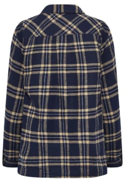 YOURS PETITE Curve Navy Blue & Yellow Check Boyfriend Shirt 9 YOURS PETITE Curve Navy Blue & Yellow Check Boyfriend Shirt -Outlet Stylo Wise Store 5764b995 af87 42 174544 Y scaled