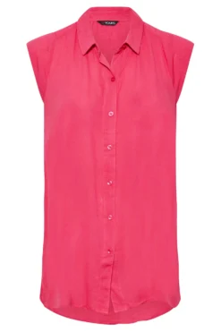 YOURS Curve Hot Pink Cap Sleeve Dipped Hem Shirt 10 YOURS Curve Hot Pink Cap Sleeve Dipped Hem Shirt -Outlet Stylo Wise Store 58253689 0a22 4d 173951 X scaled