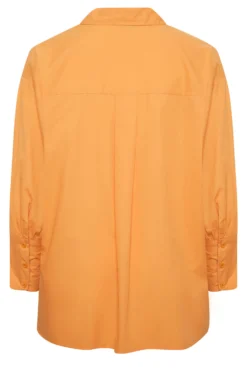 YOURS Curve Bright Orange Oversized Poplin Shirt 11 YOURS Curve Bright Orange Oversized Poplin Shirt -Outlet Stylo Wise Store 594ee93c 3438 4f 131718 Y scaled