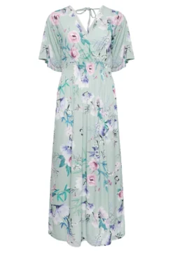 YOURS LONDON Light Blue Floral Shirred Maxi Dress 10 YOURS LONDON Light Blue Floral Shirred Maxi Dress -Outlet Stylo Wise Store 595df49b ccb3 45 162126 X scaled
