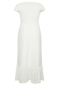 YOURS Curve White Broderie Anglaise Maxi Dress -Outlet Stylo Wise Store 5aeb3ba8 1af6 4c 137538 Y scaled