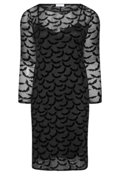 YOURS LONDON Curve Black Flocked Mesh Bodycon Dress 10 YOURS LONDON Curve Black Flocked Mesh Bodycon Dress -Outlet Stylo Wise Store 5b0121f4 34b1 45 161753 X scaled