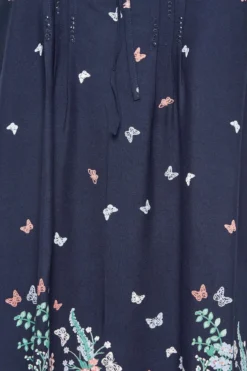 YOURS Curve Navy Blue Butterfly Print Blouse -Outlet Stylo Wise Store 5c2013f5 7175 45 131851 Z scaled