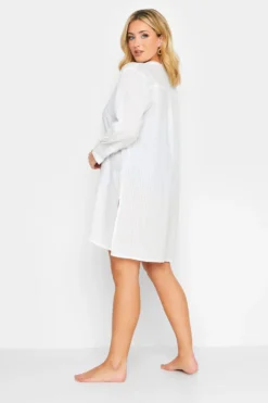 YOURS Curve White Collarless Beach Shirt -Outlet Stylo Wise Store 5c9fef54 5906 4b 150337 C scaled