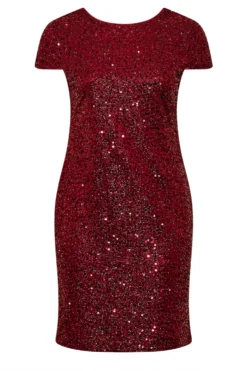 YOURS LONDON Curve Red Sequin Embellished Shift Dress 10 YOURS LONDON Curve Red Sequin Embellished Shift Dress -Outlet Stylo Wise Store 5d192298 4a0e 46 161715 X scaled