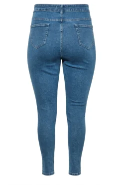 YOURS Curve Mid Blue Contrast Side Ripped Stretch Skinny AVA Jeans 10 YOURS Curve Mid Blue Contrast Side Ripped Stretch Skinny AVA Jeans -Outlet Stylo Wise Store 5dc2d4a7 e0b9 40 143016 Y scaled