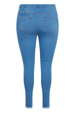 YOURS FOR GOOD Curve Mid Blue Cat Scratch Stretch JENNY Jeggings -Outlet Stylo Wise Store 5e090307 8457 4b 142874 Y scaled