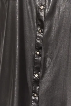 YOURS Curve Black Shimmer Button Through Shirt 9 YOURS Curve Black Shimmer Button Through Shirt -Outlet Stylo Wise Store 5ed2a870 87dc 43 174232 Z