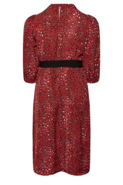 YOURS LONDON Curve Red Animal Print Ruffle Neck Dress 11 YOURS LONDON Curve Red Animal Print Ruffle Neck Dress -Outlet Stylo Wise Store 5eff134e 0b17 44 161620 Y scaled