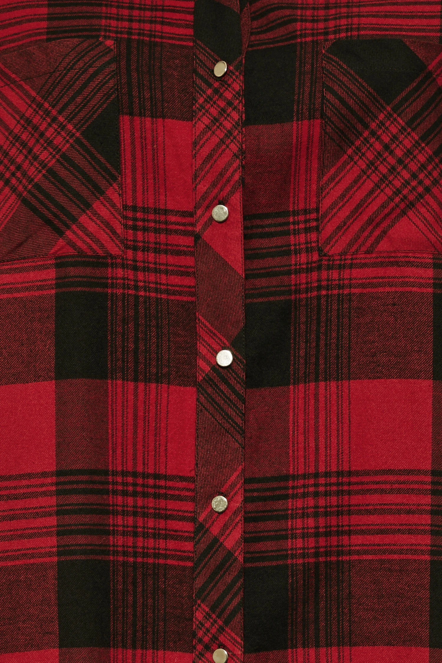 YOURS Curve Red Check Boyfriend Shirt 4 YOURS Curve Red Check Boyfriend Shirt - Image 4