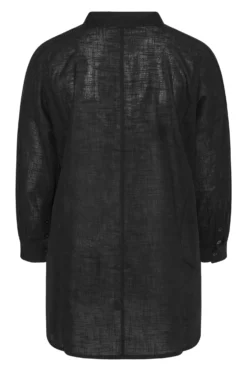 YOURS Curve Black Oversized Beach Shirt -Outlet Stylo Wise Store 60c38ae4 7040 48 150234 Y scaled