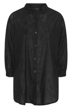 YOURS Curve Black Oversized Beach Shirt -Outlet Stylo Wise Store 61c1ff2c d1a9 47 150234 X scaled