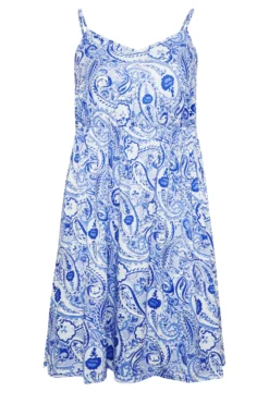 LIMITED COLLECTION Curve Blue Paisley Print Sundress 10 LIMITED COLLECTION Curve Blue Paisley Print Sundress -Outlet Stylo Wise Store 626dfe8d a54a 48 215789 X scaled