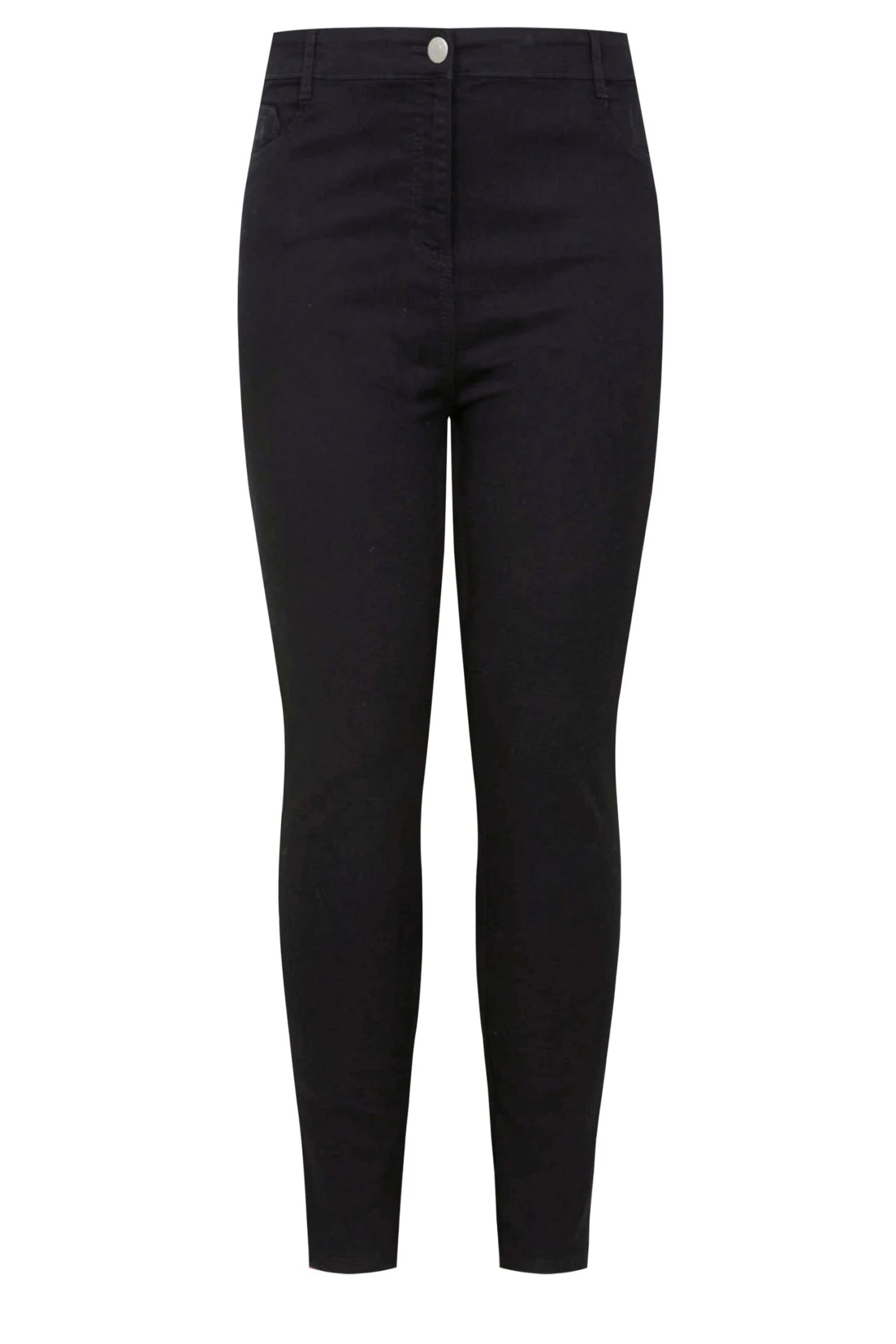 YOURS PETITE Curve Black Skinny AVA Jeans 2 YOURS PETITE Curve Black Skinny AVA Jeans - Image 2