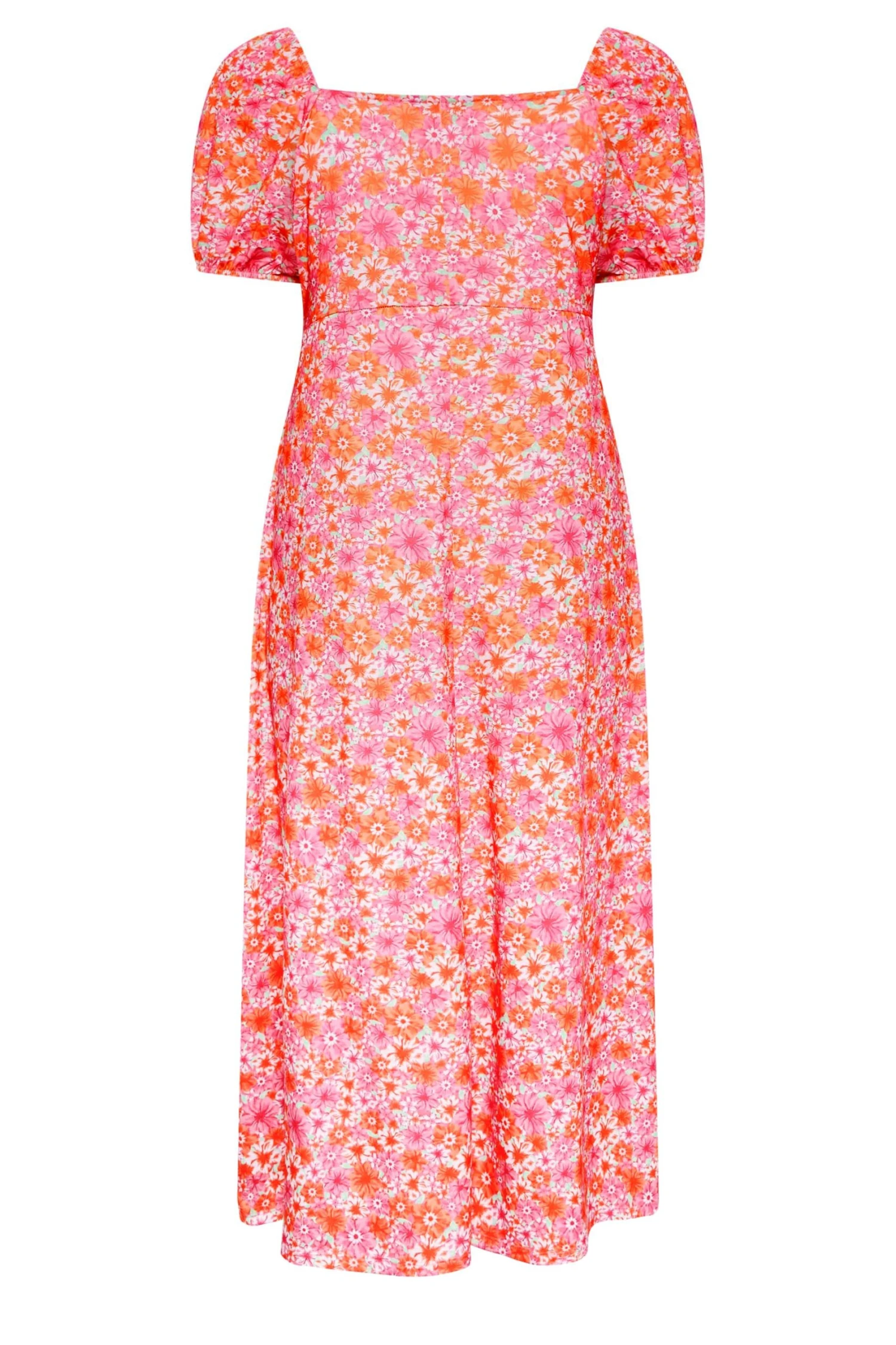LIMITED COLLECTION Curve Pink Floral Wrap Maxi Dress 5 LIMITED COLLECTION Curve Pink Floral Wrap Maxi Dress - Image 5
